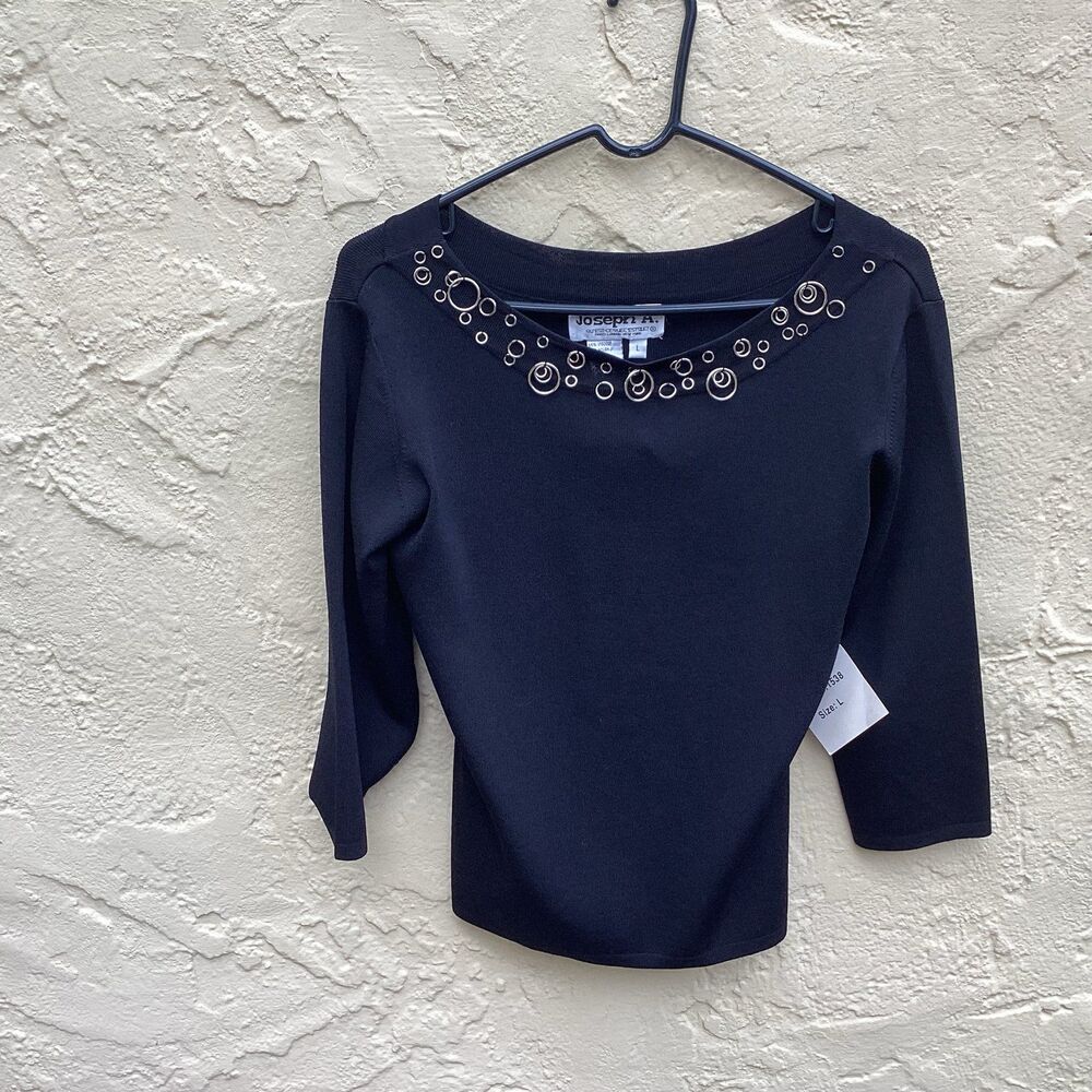Joseph A NWT 3/4 sleeved shirt sz L